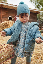 Kojenecká oboustranná bunda Mayoral modrá barva, 2435