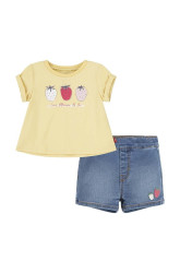Kojenecká sada Levi's LVG FRUITY TEE & SHORT SET