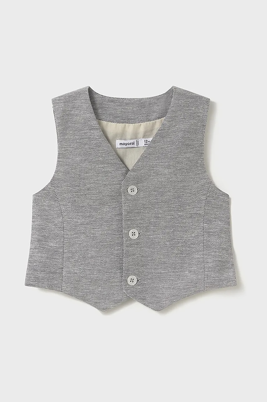 Kojenecká vesta ze směsi lnu Mayoral