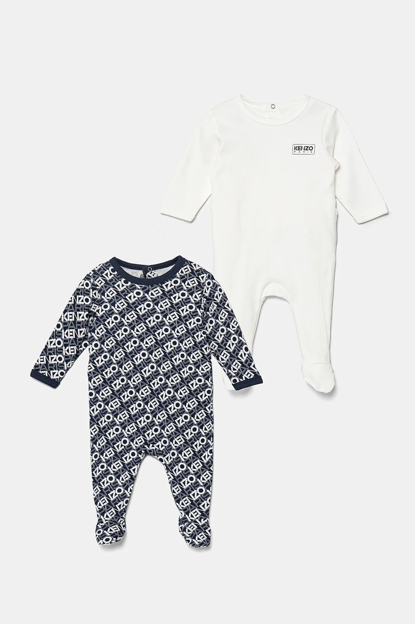 Kojenecké bavlněné dupačky Kenzo Kids 2-pack