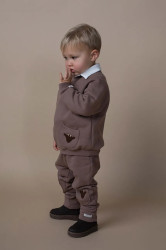 Kojenecké bavlněné tepláky Donsje Joek Trousers Stags