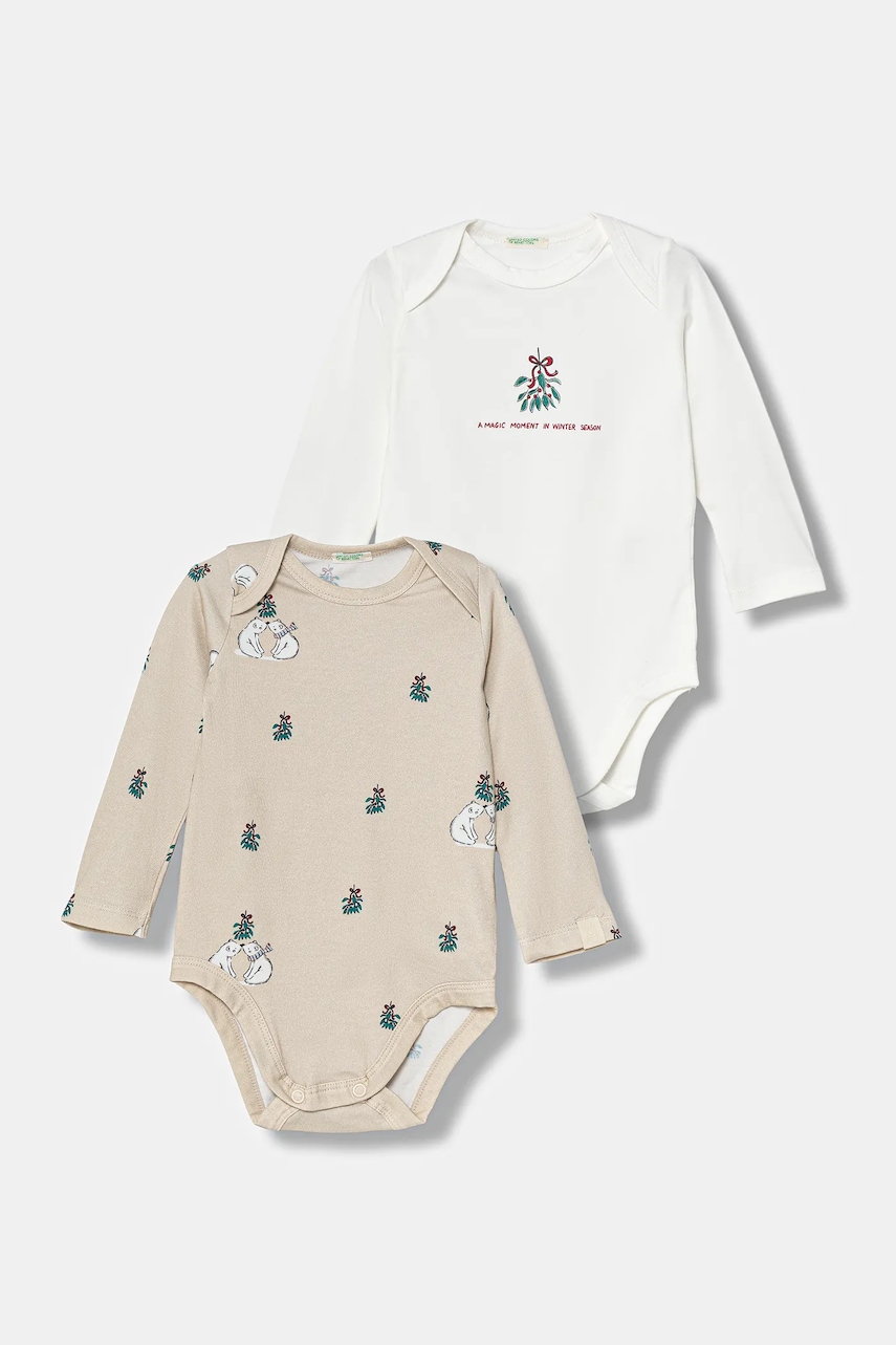 Kojenecké body United Colors of Benetton 2-pack