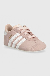 Kojenecké kožené boty adidas Originals GAZELLE CRIB