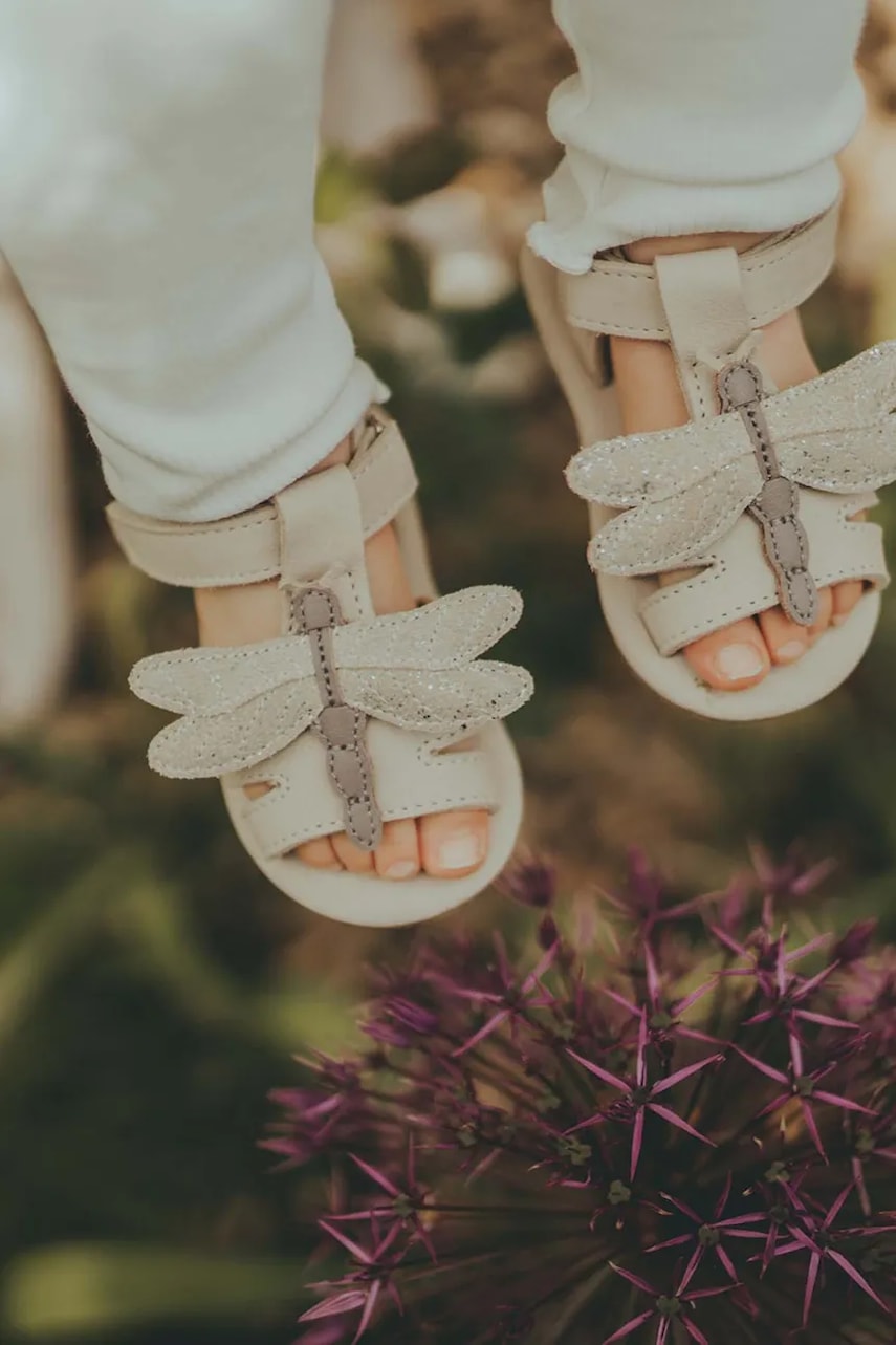 Kojenecké kožené sandály Donsje Tuti Sky Sandals Libelle