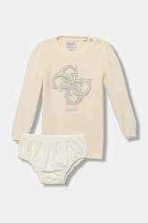 Kojenecké šaty Guess béžová barva, mini, A5BK01 Z3220