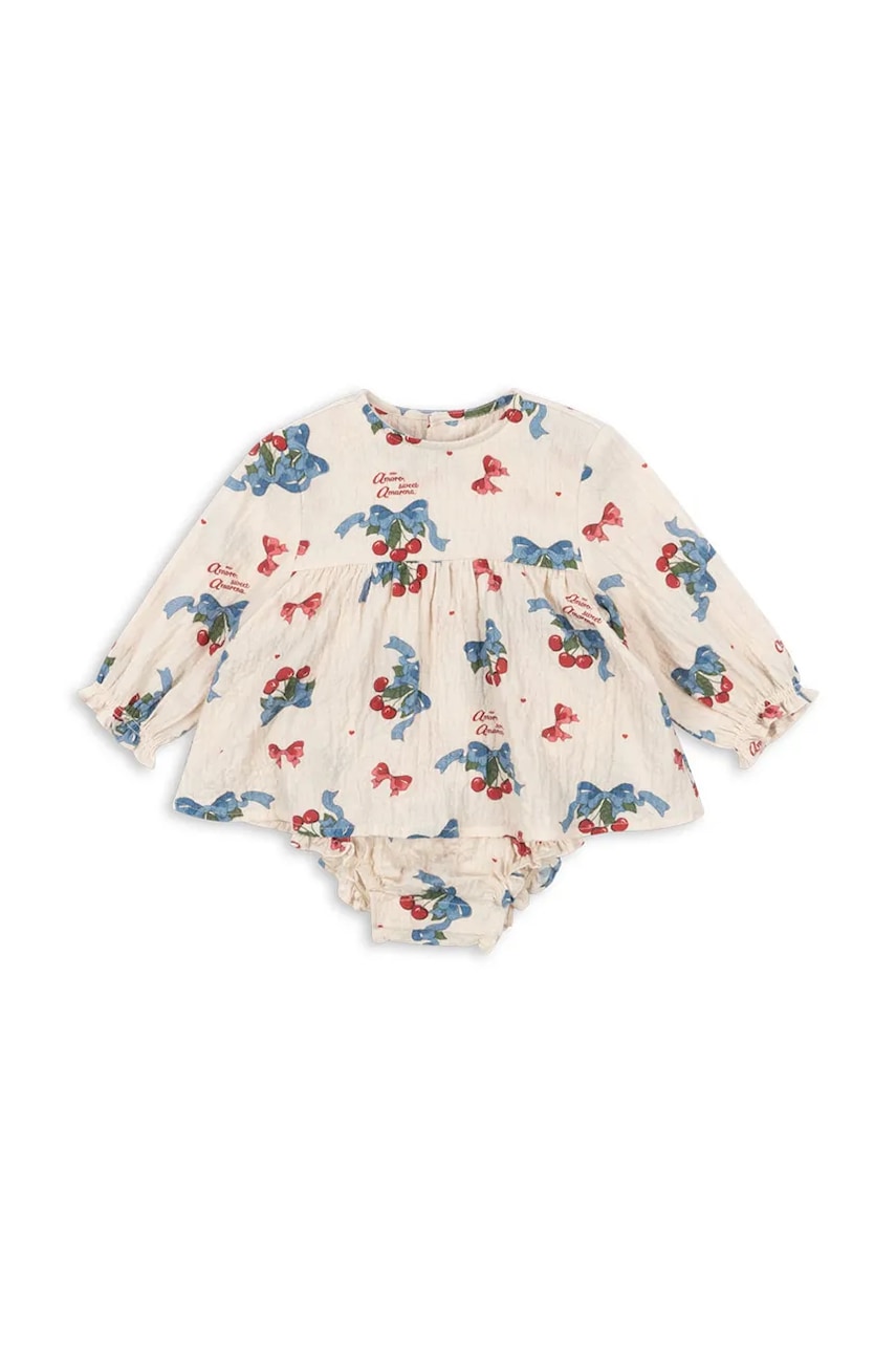 Kojenecké šaty Konges Sløjd ELIN ROMPER GOTS