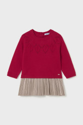 Kojenecké šaty Mayoral červená barva, mini, áčková, 2908