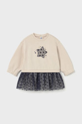 Kojenecké šaty Mayoral modrá barva, mini, áčková, 2912