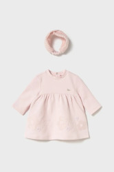Kojenecké šaty Mayoral Newborn růžová barva, mini, áčková, 2803