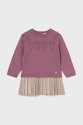 Kojenecké šaty Mayoral růžová barva, mini, áčková, 2908