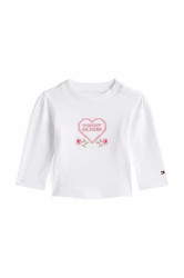 Kojenecké tričko s dlouhým rukávem Tommy Hilfiger