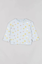 Kojenecké tričko s dlouhým rukávem zippy