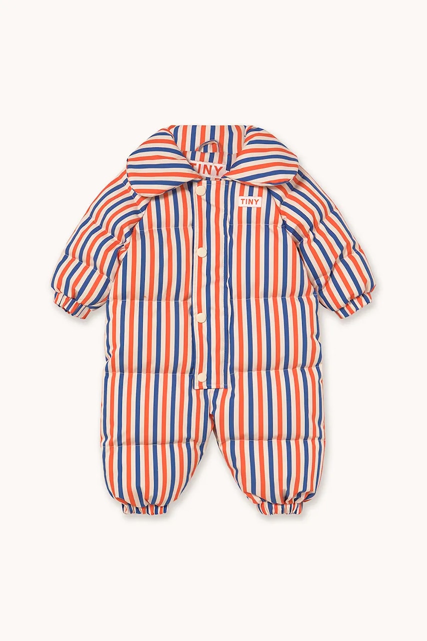Kojenecký overal Tinycottons STRIPES PADDED OVERALL