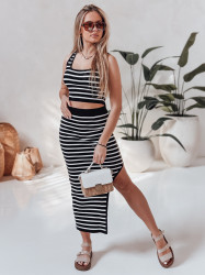 Komplet damski one size SUMMERSA czarny Dstreet