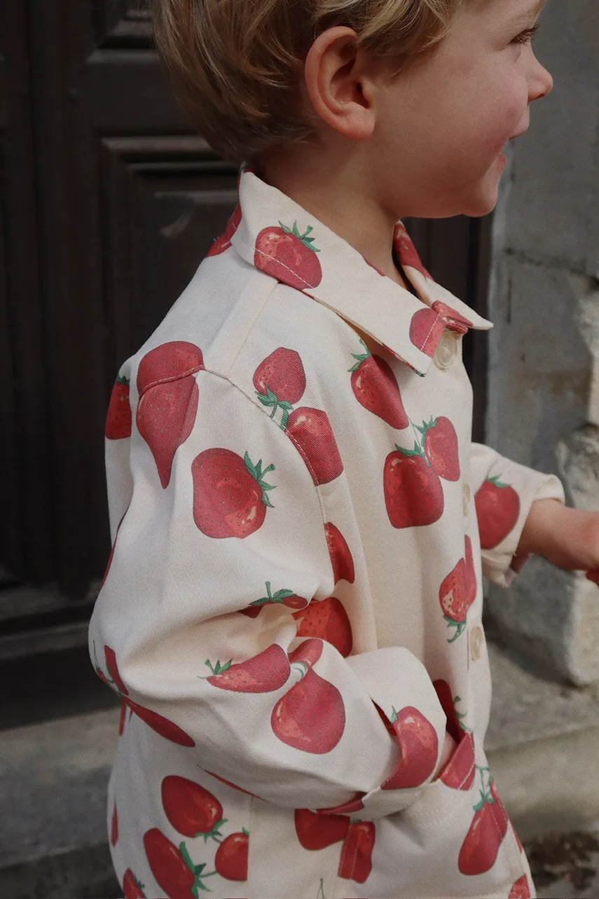 Konges Sløjd  Dětská bavlněná bunda  FEN SHIRT JACKET GOTS