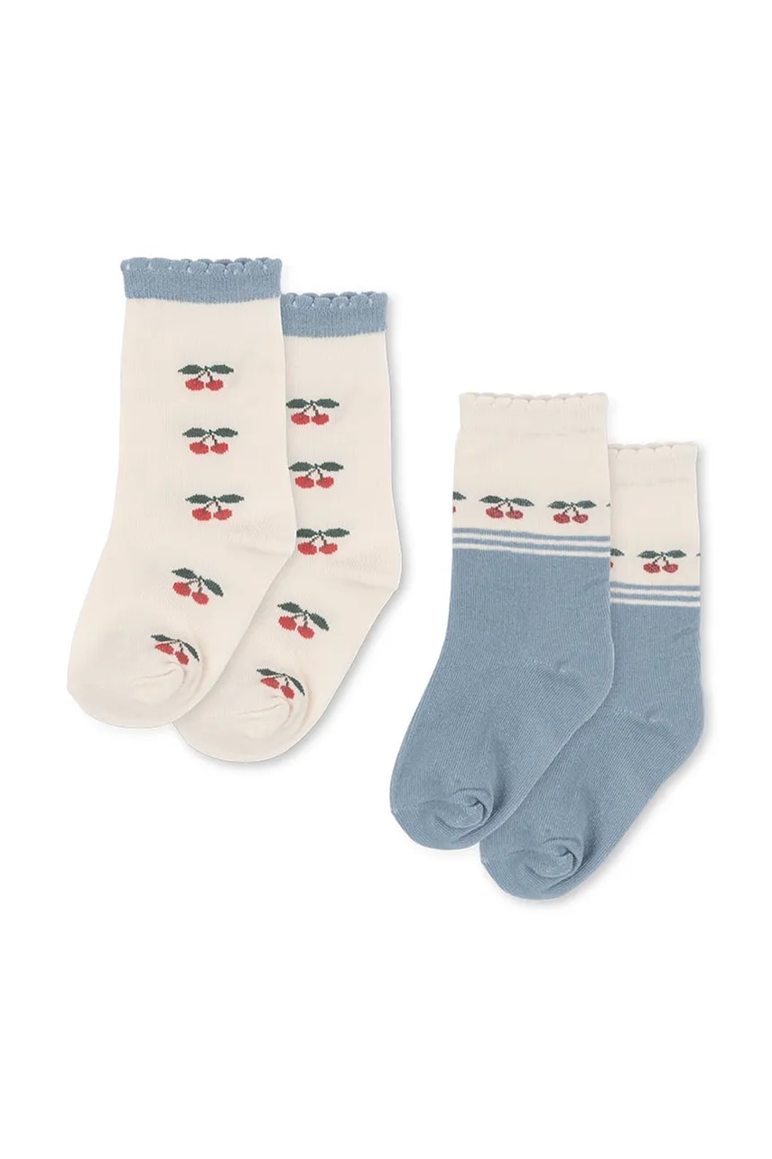 Konges Sløjd  Dětské ponožky  2 PACK CHERRY SOCKS 2-pack