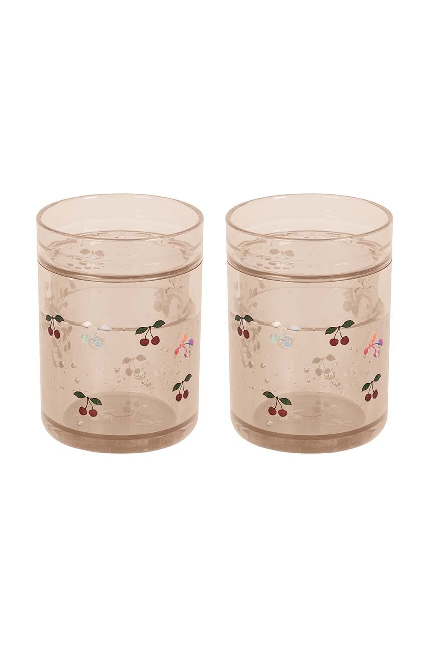 Konges Sløjd  Dětský hrnek  2 PACK GLITTER CUPS 2-pack