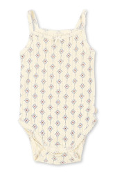 Konges Sløjd  body dětské bavlněné MINNIE STRAP BODY GOTS