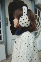 Konges Sløjd  dětské JODY TEDDY EARMUFFS GRS
