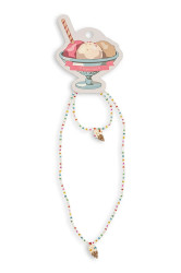 Konges Sløjd  Dětský náhrdelník a náramek  ICE CREAM NECKLACE AND BRACELET SET