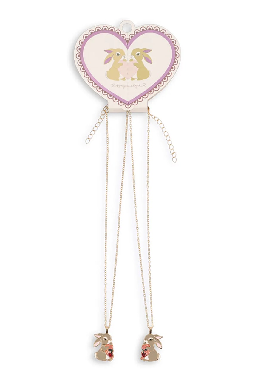 Konges Sløjd  Dětský náhrdelník  BUNNY BESTIE NECKLACE 2-pack