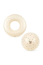 Konges Sløjd  Dětský plavecký kruh  SWIM RING AND BEACH BALL SET