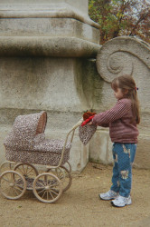 Konges Sløjd  kočárek pro panenky dětský LEO MINNIE DOLL PRAM
