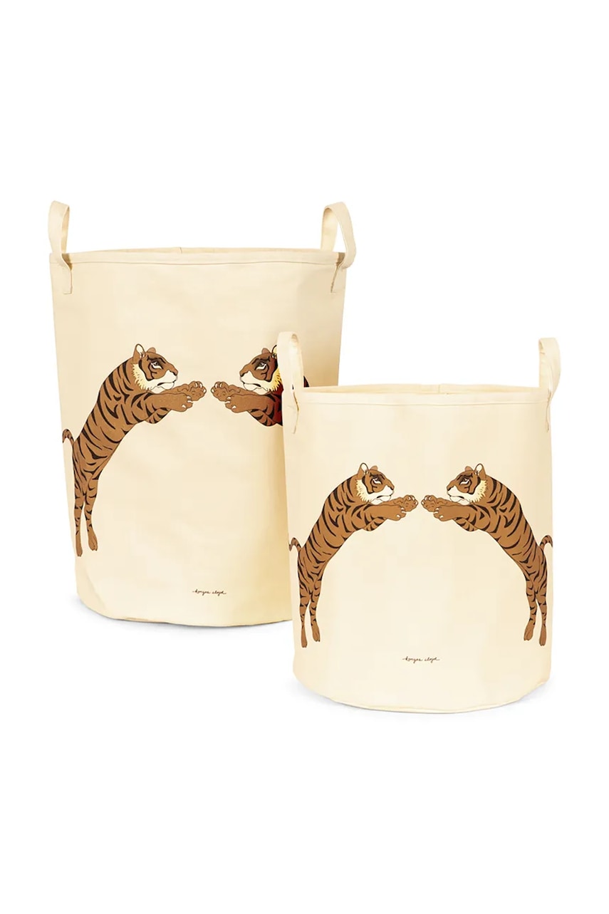 Konges Sløjd  koš na hračky dětský bavlněný TOY STORAGE BAGS