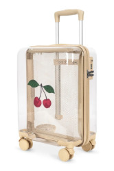 Konges Sløjd  kufr TRANSPARENT TRAVEL SUITCASE