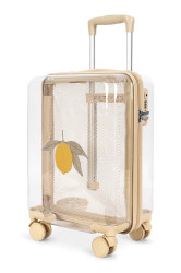 Konges Sløjd  kufr TRANSPARENT TRAVEL SUITCASE