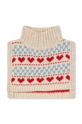 Konges Sløjd  nákrčník dětský s vlnou BELOU NECKWARMER