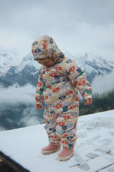 Konges Sløjd  overal dětský NOHR SNOWSUIT PRINT