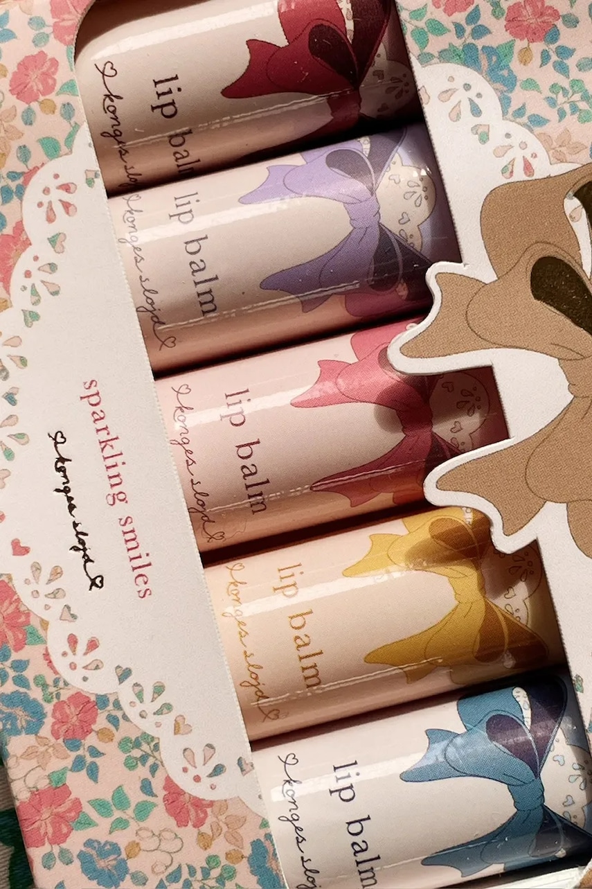 Konges Sløjd  Sada balzámů na rty  LIP BALM GLITTER 5 PCS 5-pack