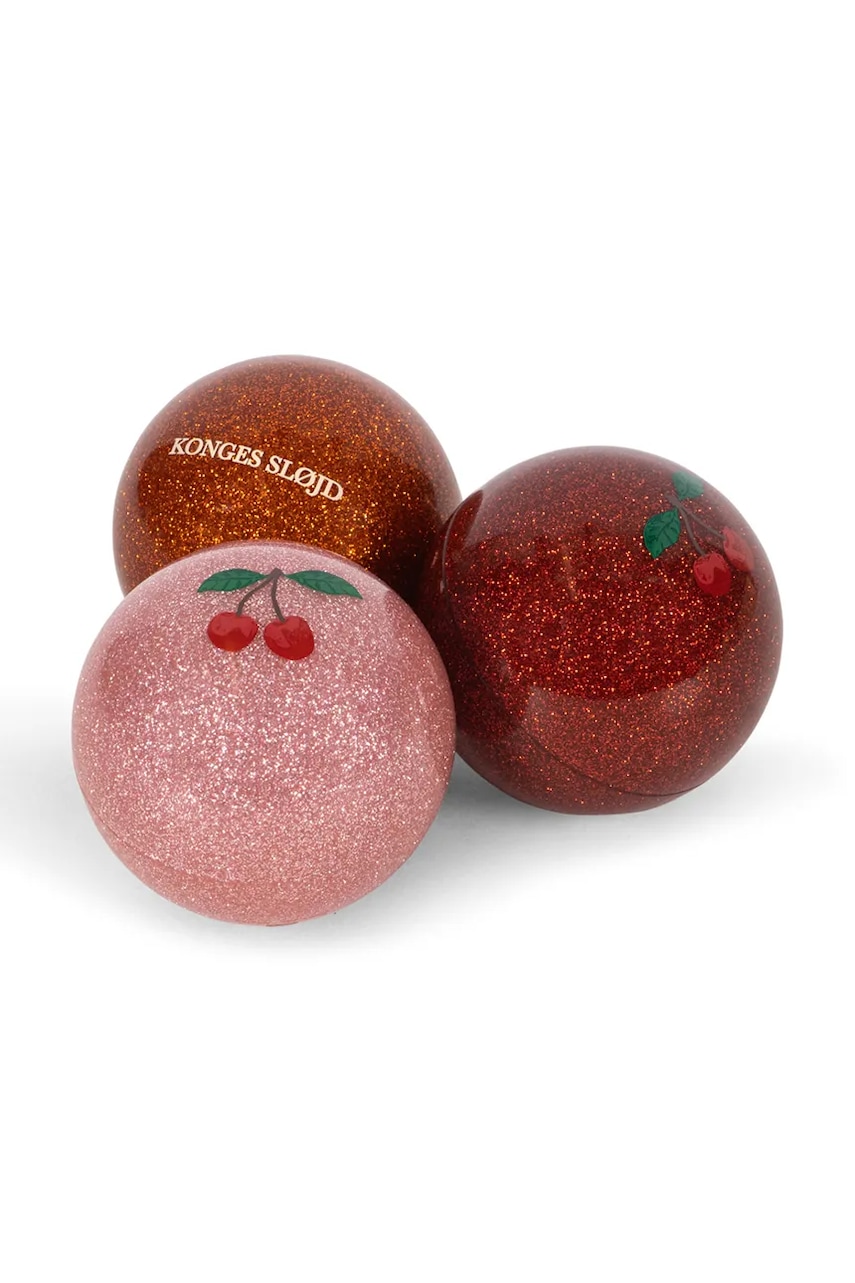 Konges Sløjd  sada hraček dětská 3 PACK SPARKLY BALLS
