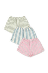 Konges Sløjd  šortky dětské bavlněné 3 PACK ASLI SHORTS GOTS