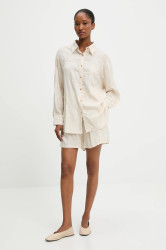 Košile a šortky se lnem Answear.LAB