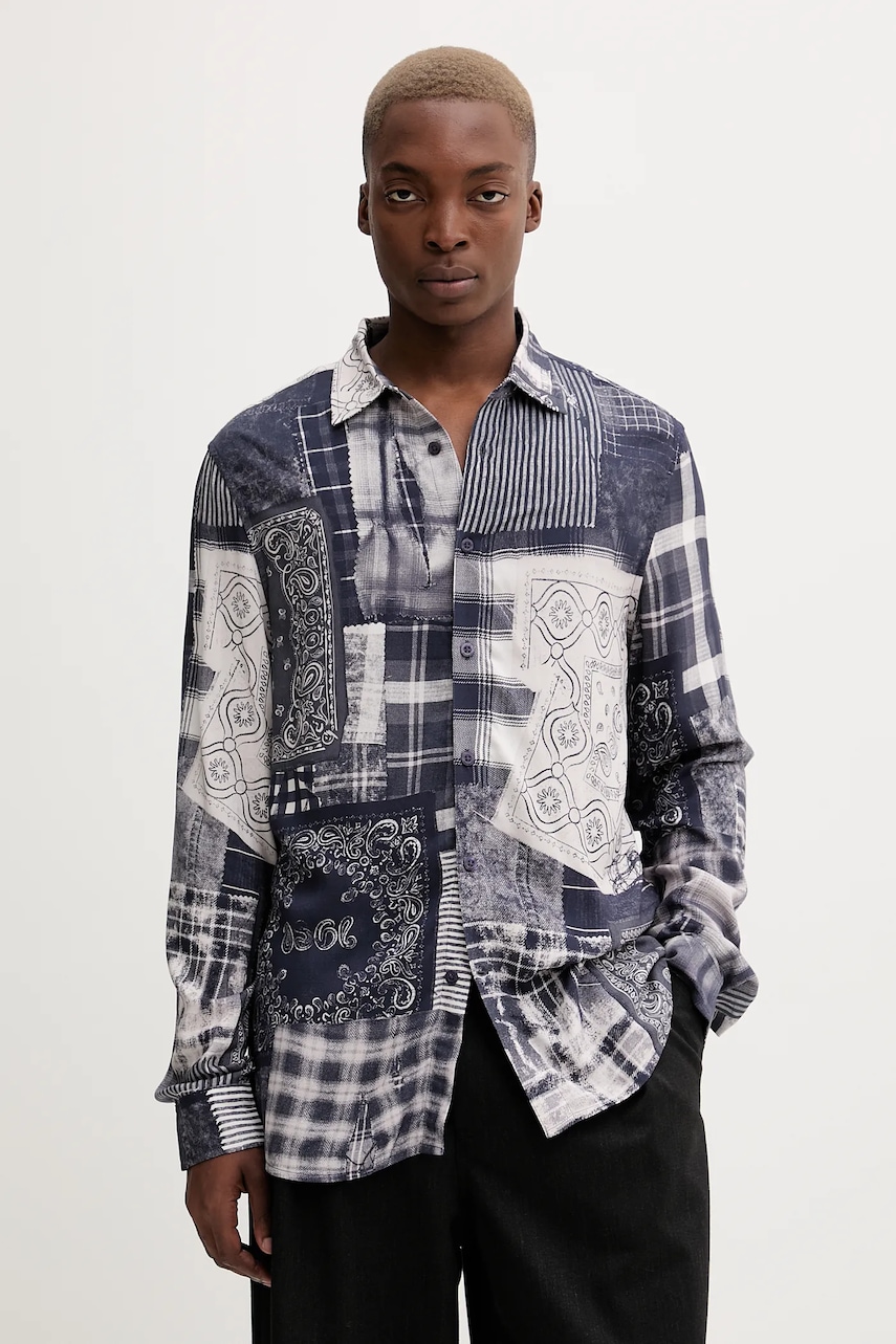 Košile Desigual BLUE PATCH