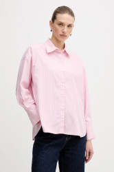 Košile s příměsí bavlny Barbour Rosie