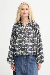 Košile s příměsí hedvábí MUNTHE LYNX