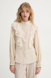 Košile s příměsí lnu Bruuns Bazaar