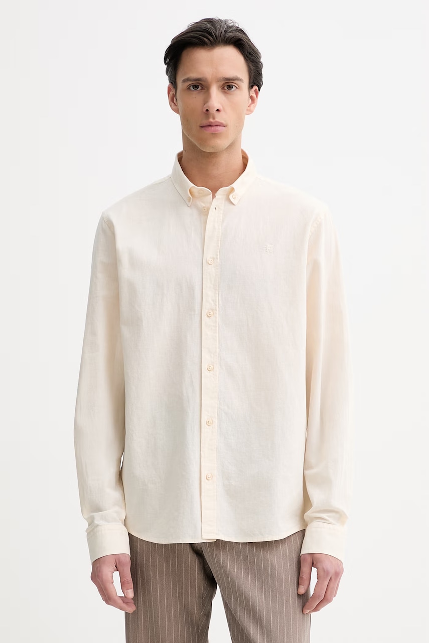 Košile s příměsí lnu Les Deux Konrad