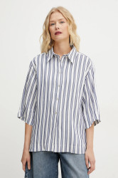 Košile s příměsí lnu Marella MANNA