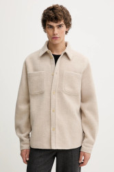 Košilová bunda s příměsí vlny Les Deux Lennon