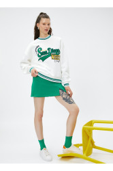 Koton 4wal10018ik 010 Ecru Dívčí Bavlněná Mikina