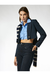 Koton Crop bunda s knoflíky