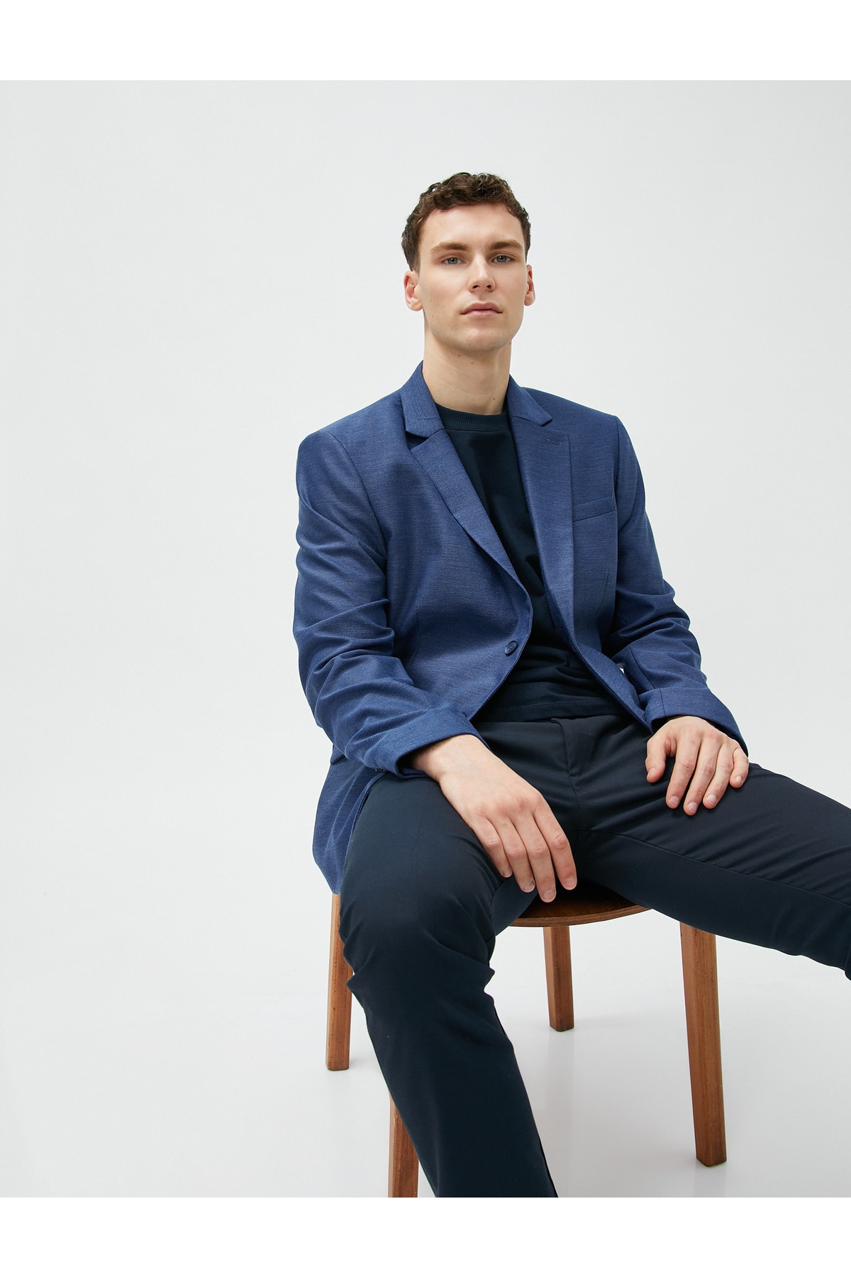 Koton Sako Slim Fit s Knoflíky a Kapsami