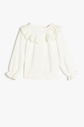 Koton White Baby Girl Shirt