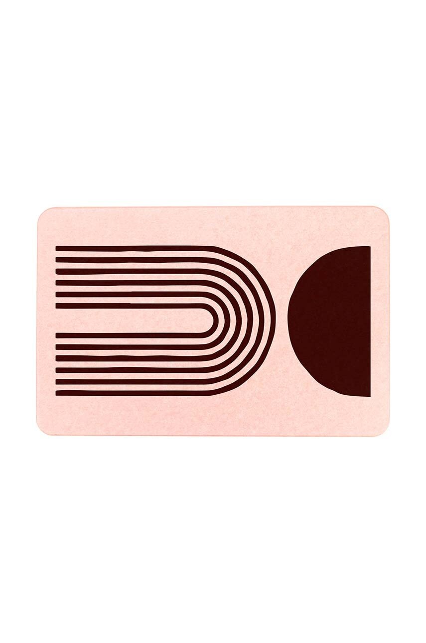 Koupelnový kobereček Artsy Doormats Abstract Half Moon 39 x 60 cm