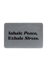 Koupelnový kobereček Artsy Doormats Inhale Peace Exhale 39 x 60 cm
