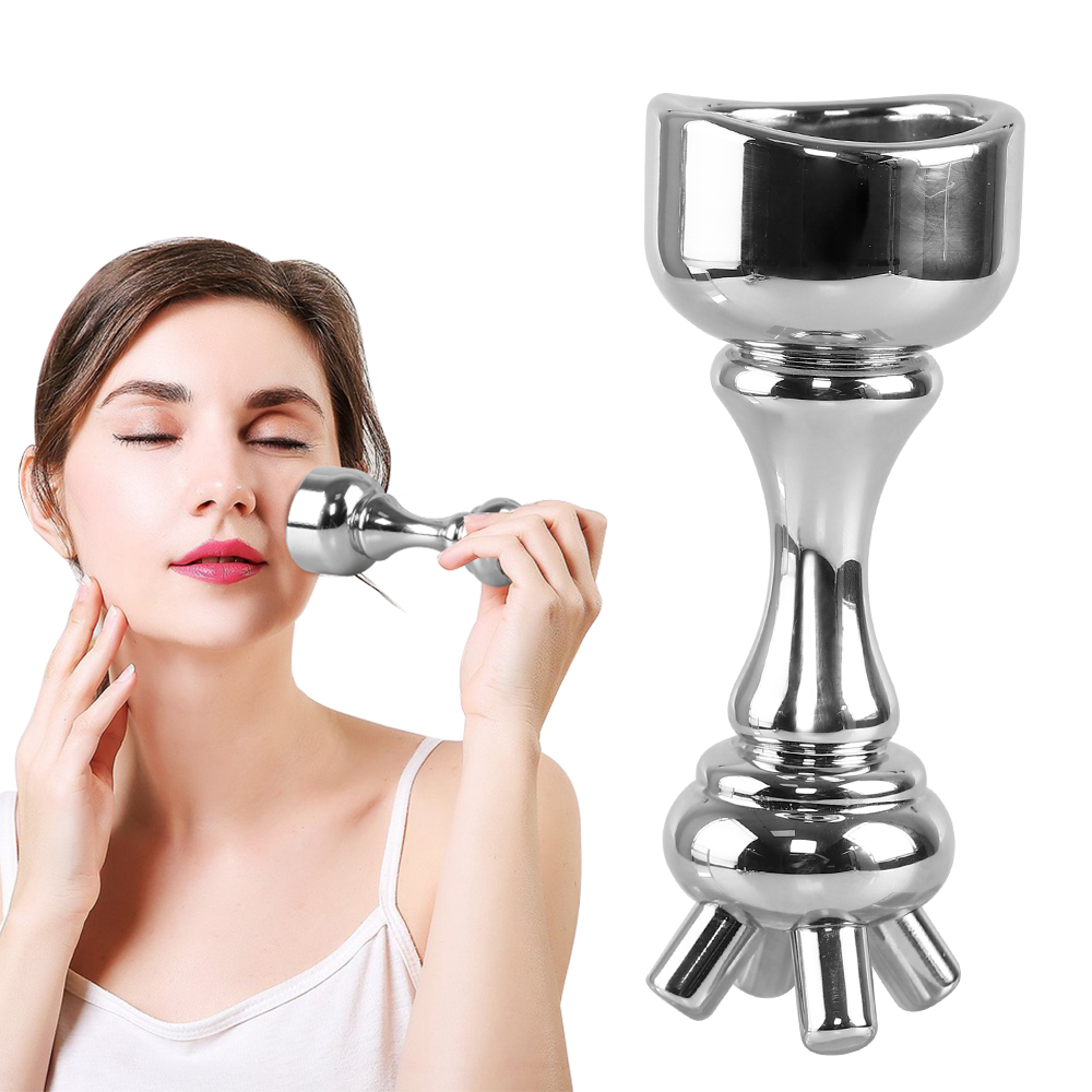 Kovový masážní hříbek a baňka 2v1 inSPORTline Strian